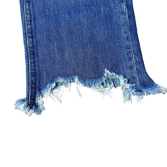 We The Free Maggie Straight leg bite hem distressed jeans 26 - Picture 6 of 12